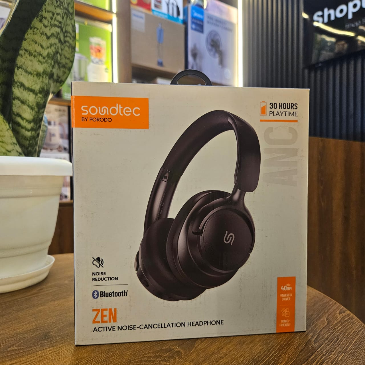 Porodo Soundtec Zen Active Noise Cancellation Headphones