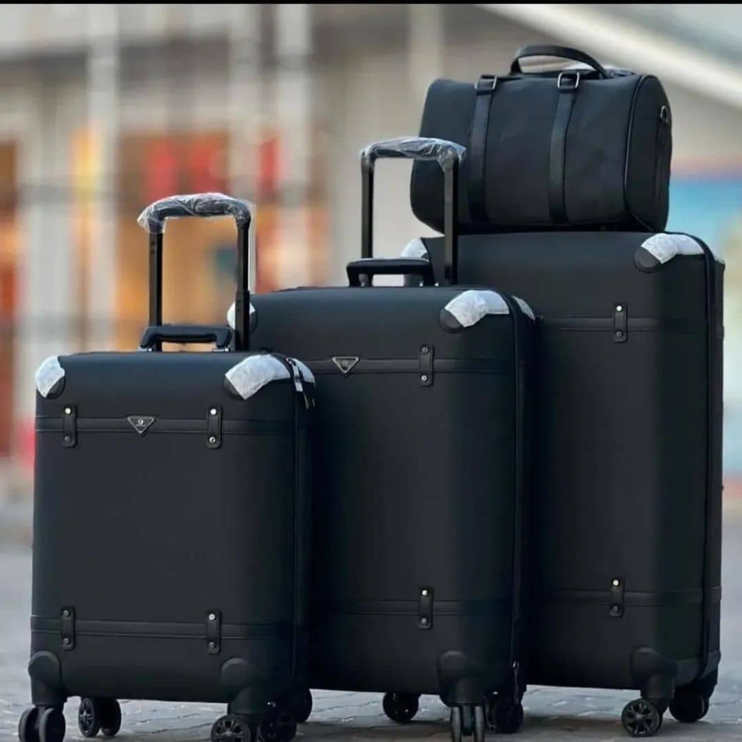 4-Piece Travel Suitcase Set
