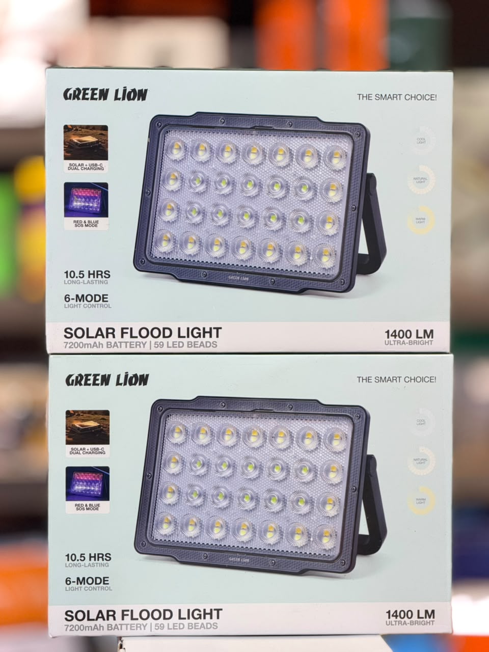 GreenLion Solar Floodlight With Solar Panel