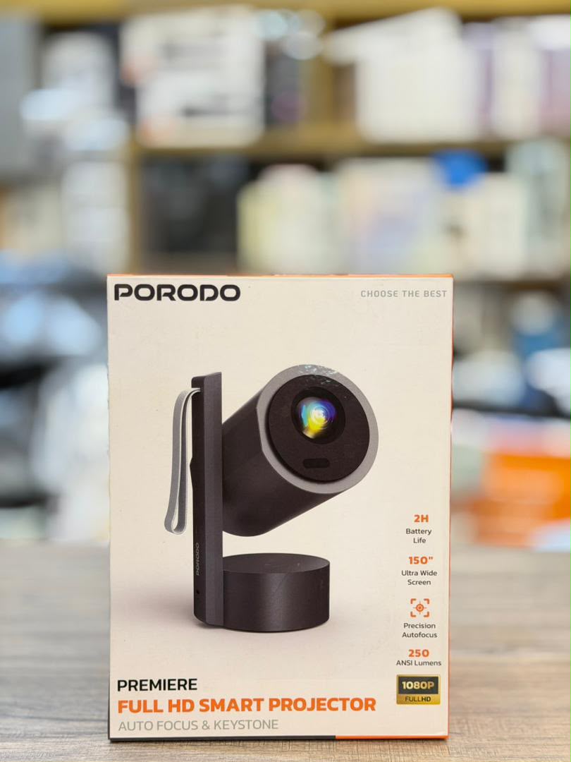 Porodo Premiere Rechargedable Android Smart Projector