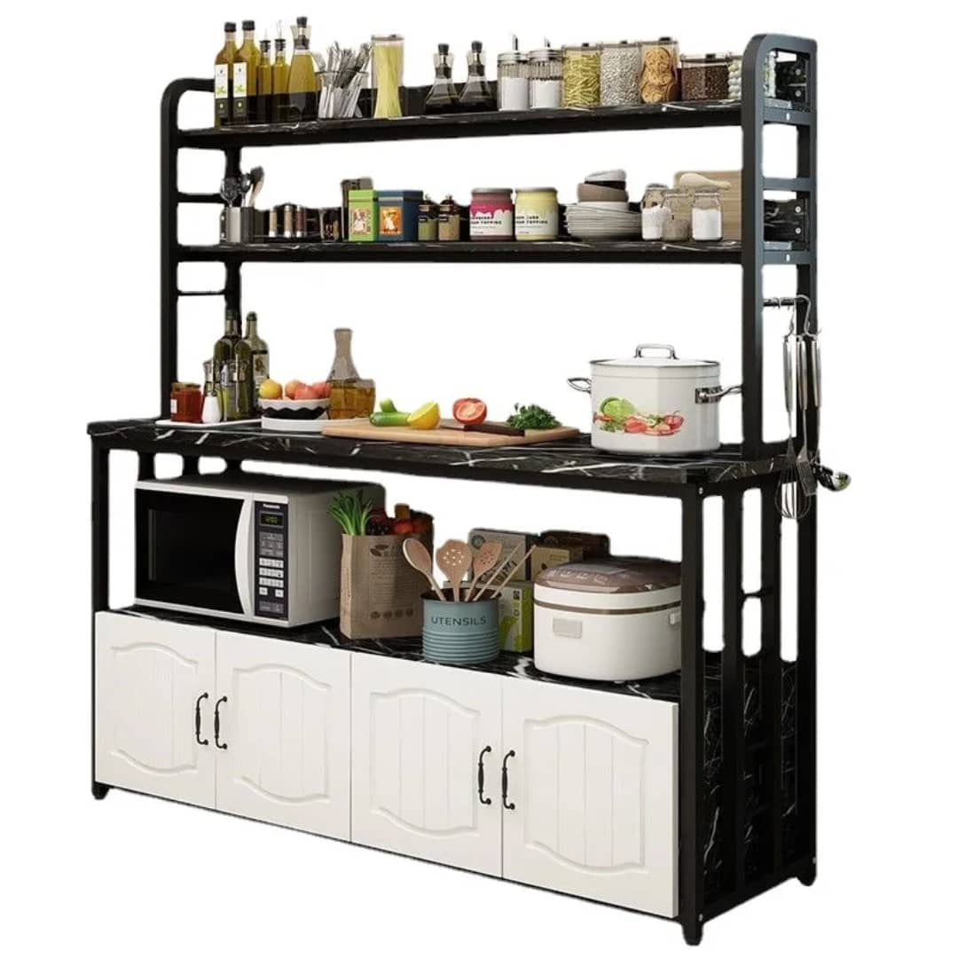 multi-functional big  kitchen storage rack