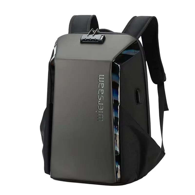Anti-Theft Hard Shell Backpack with Lock