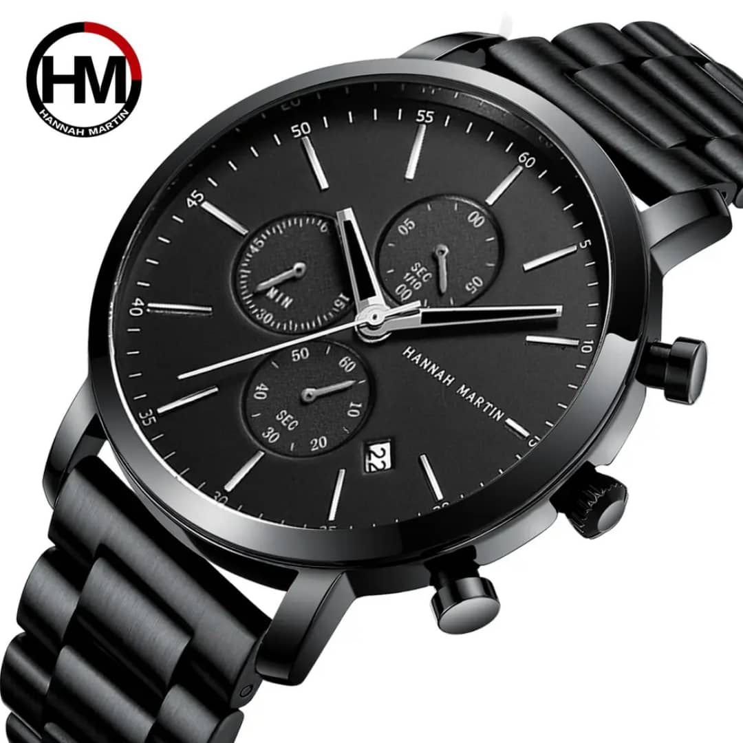 Hannah Martin chronograph-style men's wristwatch