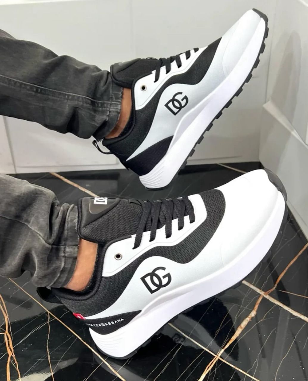 Dolce & Gabbana Perforated Logo Sneaker