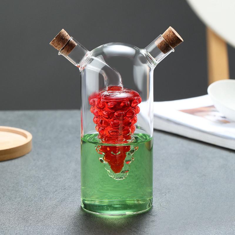 2 In 1 Glass Oil And Vinegar Dispenser