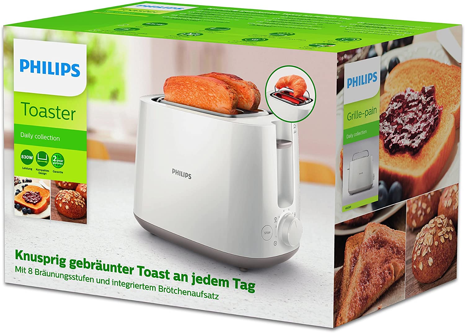 Philips 2-Slice Pop-Up Toaster