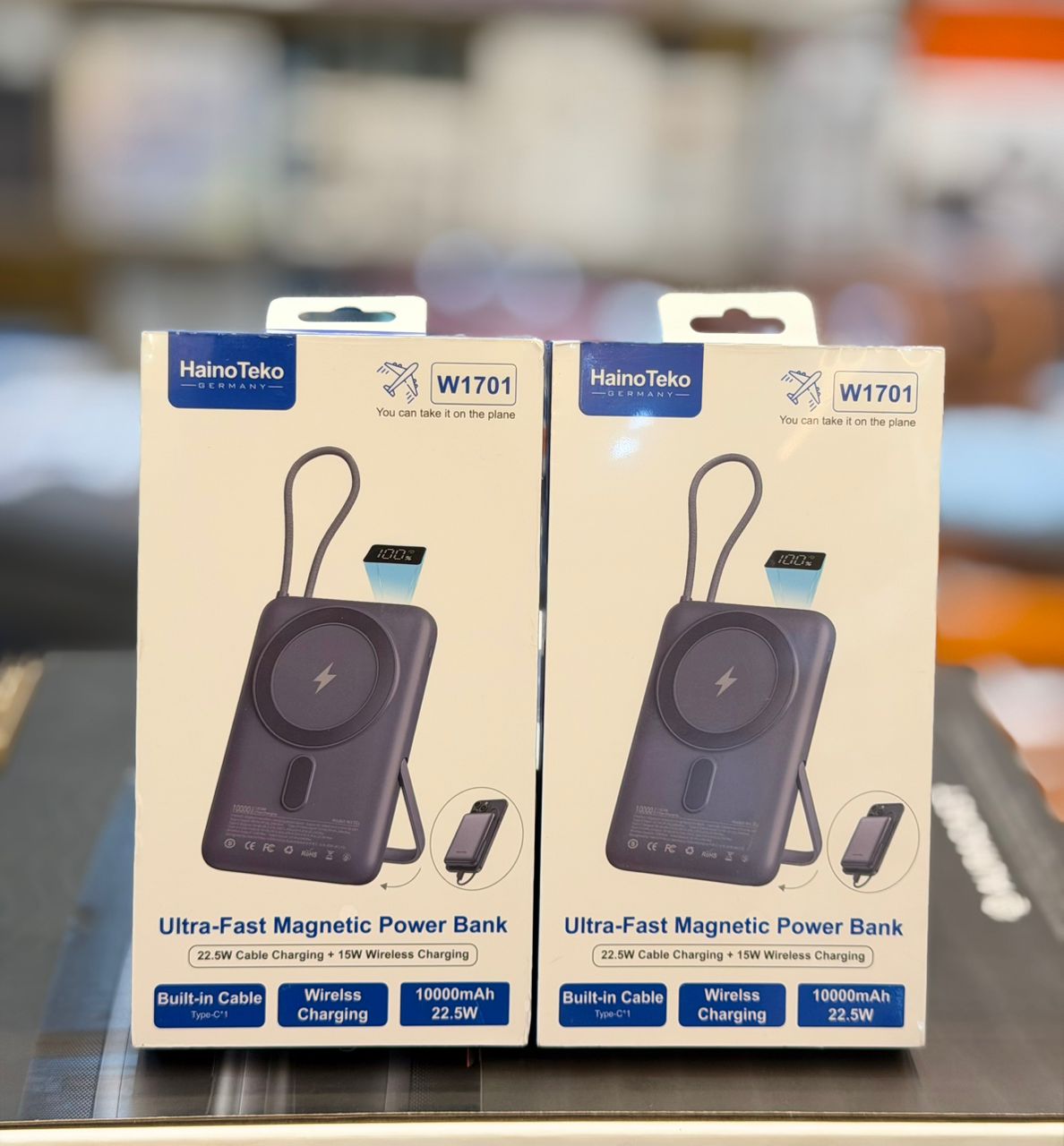 HainoTeko mini 10000mah Ultra-Fast Magnetic Power Bank w1701