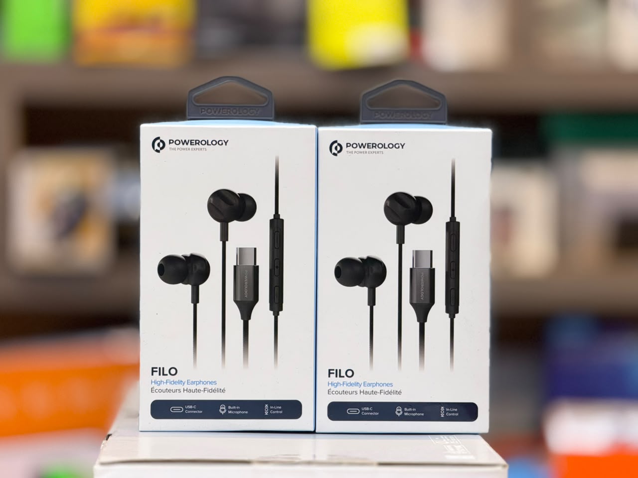 Powerology Filo Wired Type C In Ear Earphones with Mic