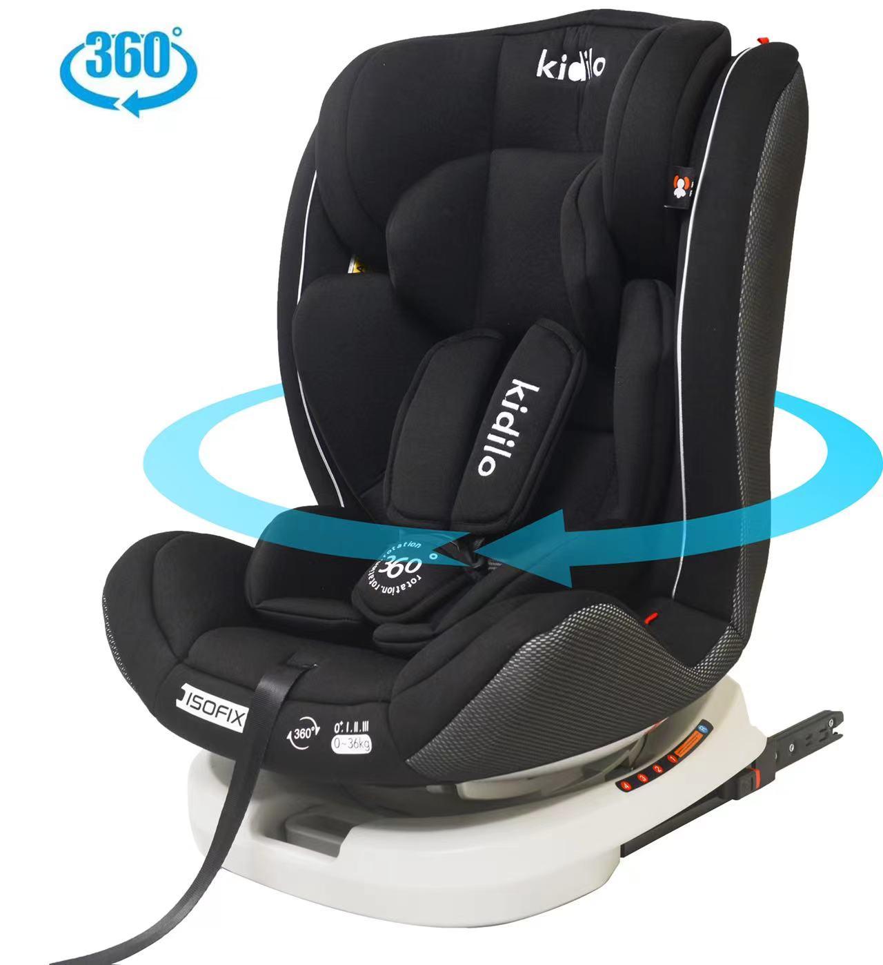 Baby Kids Car Seat 360 Degrees Rotation Isofix Durable