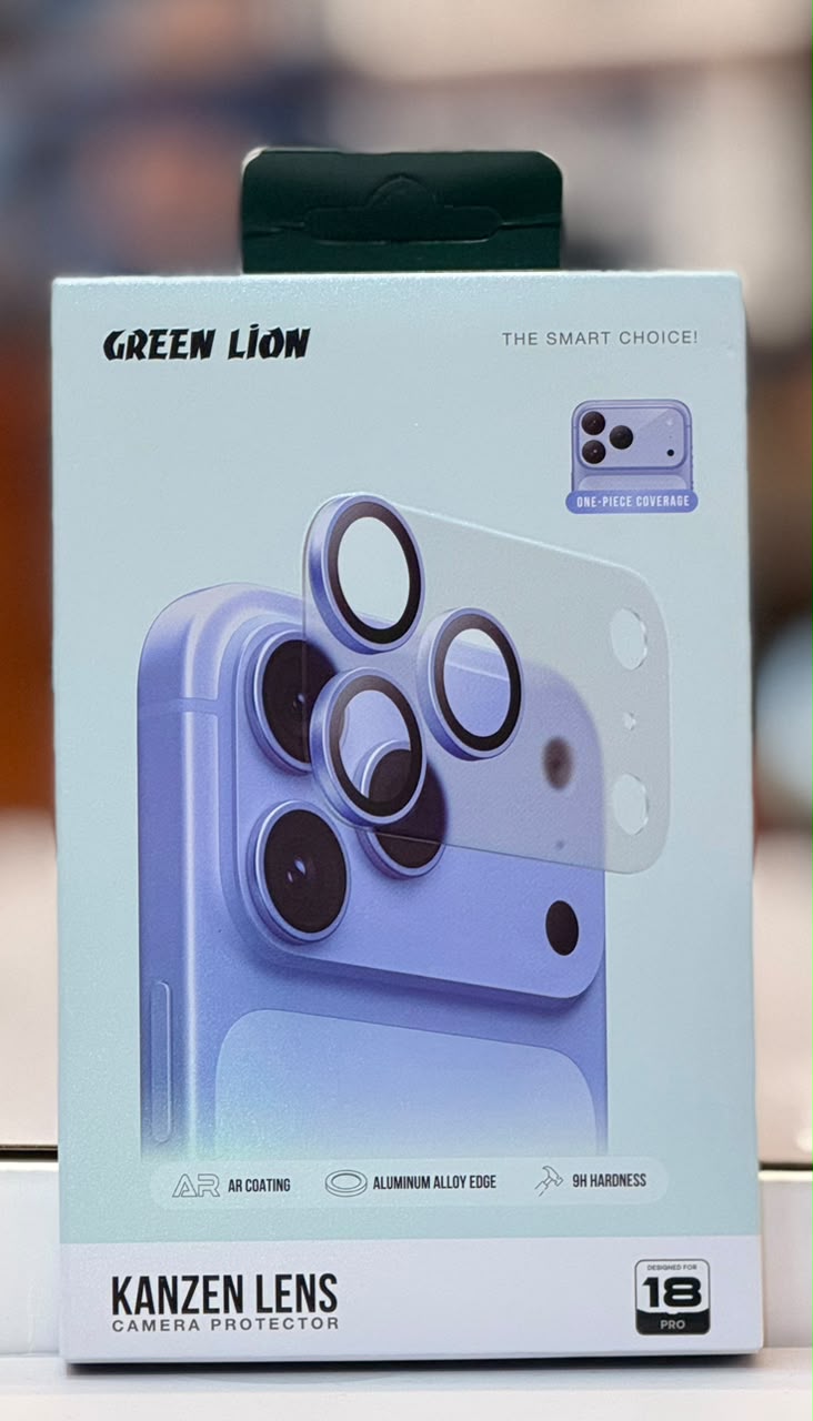 GreenLion Kanzen Clear Camera Lens iPhone 18 Pro and Max