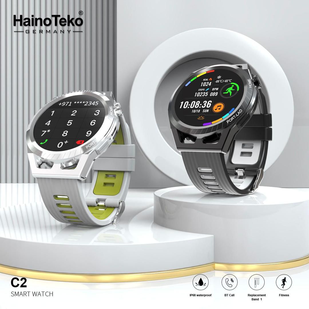 Haino Teko C2 Smart Watch – Black | Stylish & Feature-Rich Wearable Technology