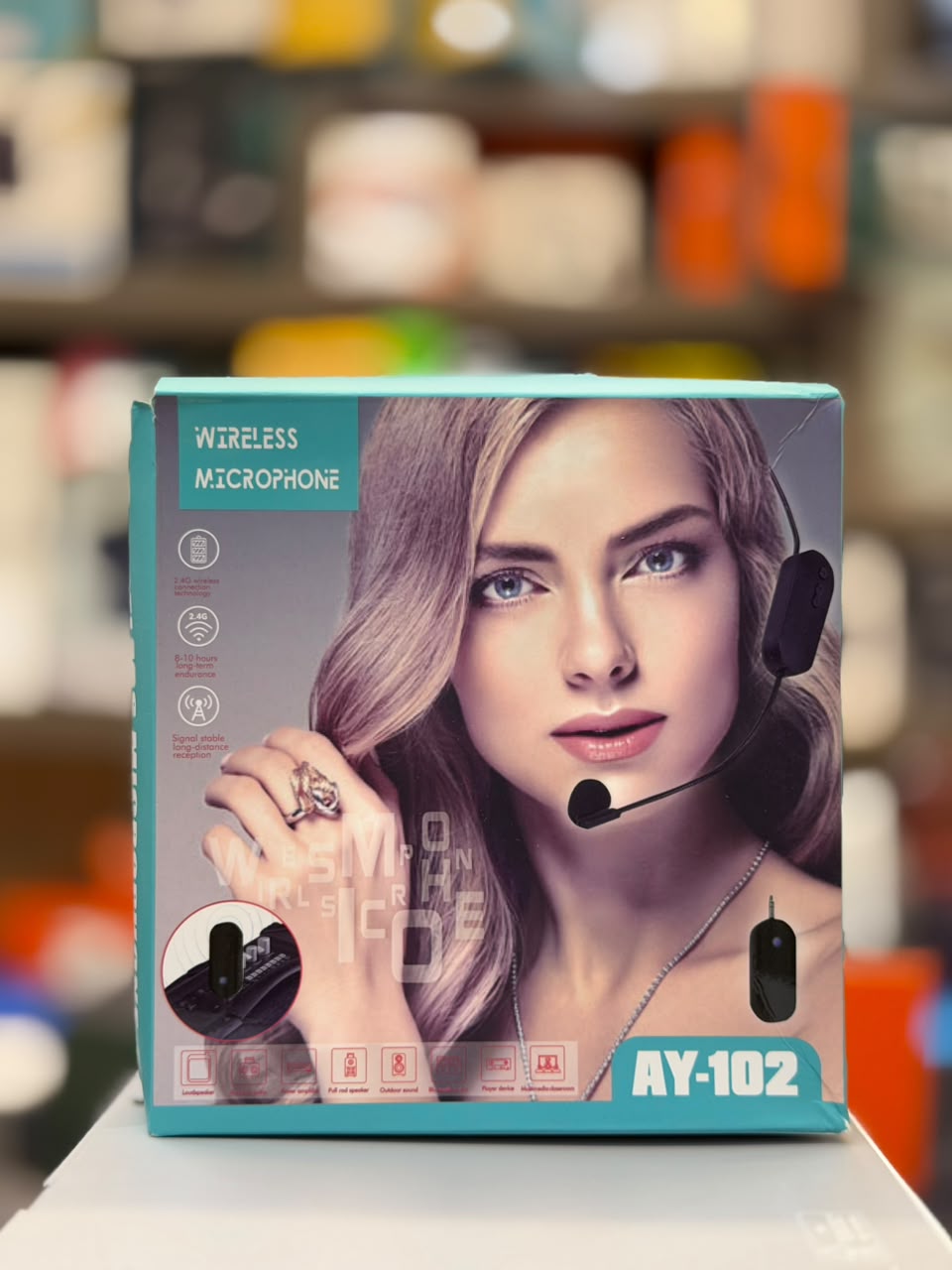 AY-102 Double Headwear Wireless Microphone