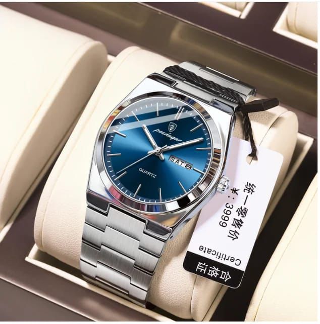 POEDAGAR Top Swiss Brand Luxury Watch Waterproof Luminous Men Watch