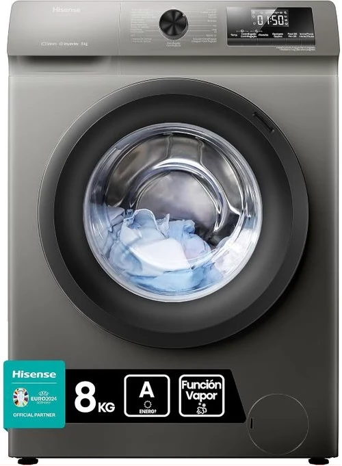 Hisense 8kg Front Loader Washing Machine 1200 RPM, 15 Wash Programs