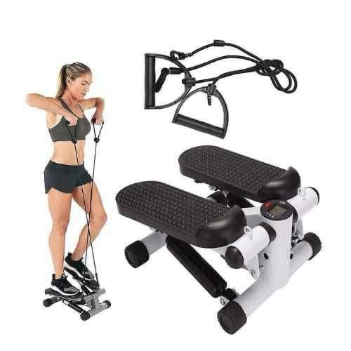 Mini Stepper Machine with Resistance Bands