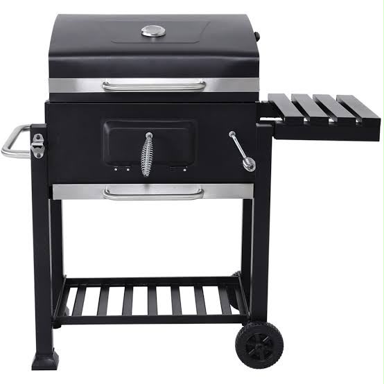 Charcoal BBQ Grill with Wheels