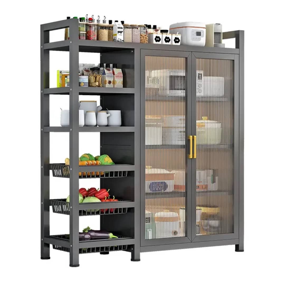 Multi-Functional Kitchen Storage Cabinet & Pantry Rack