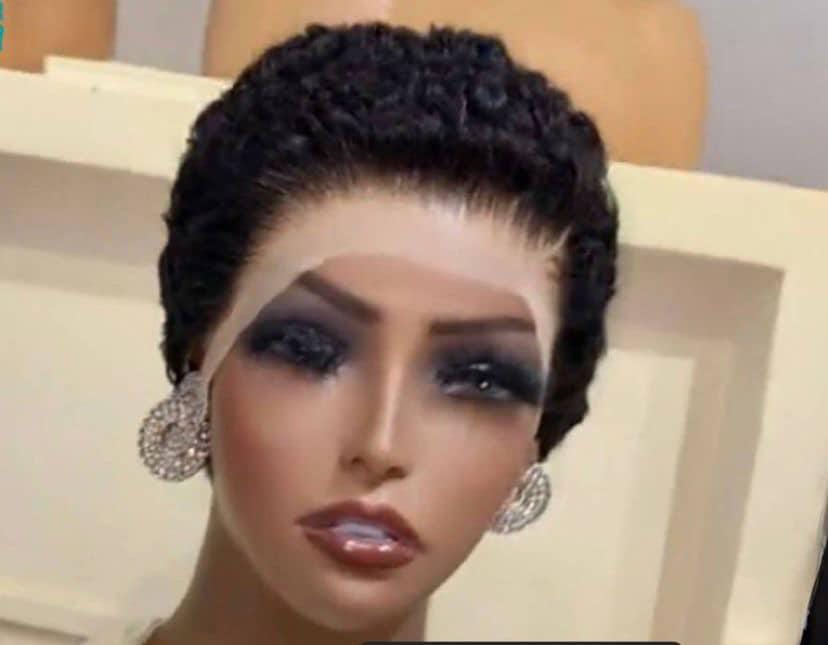short human wig