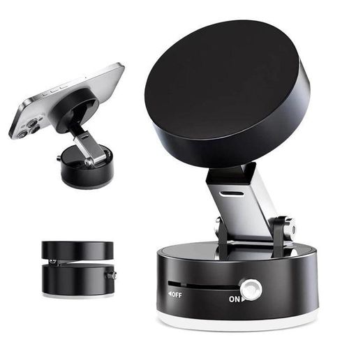 Magnetic car phone holder