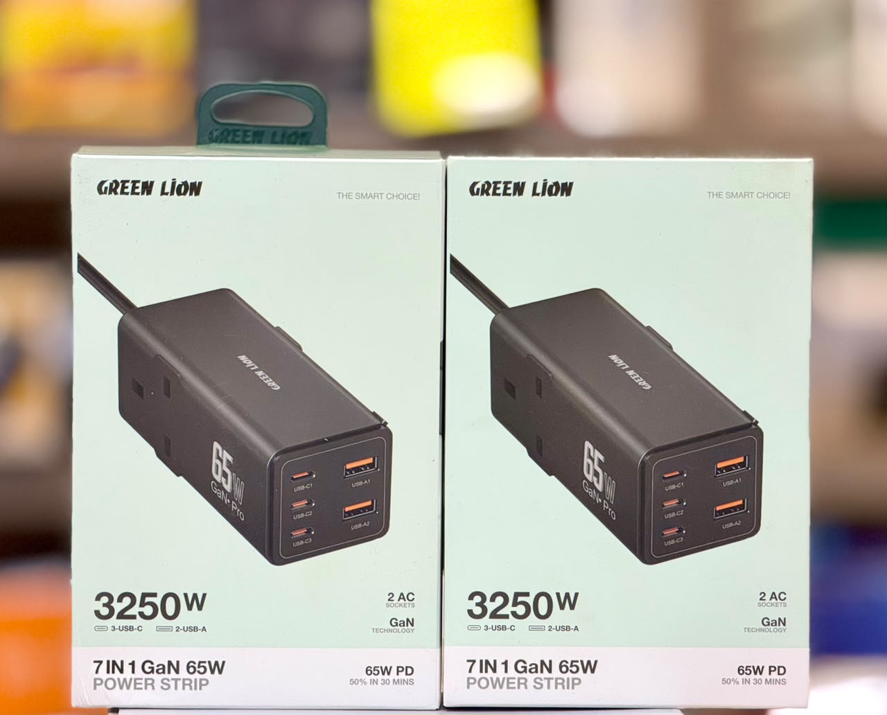 GreenLion 7in1 Gan Power Strip 65W
