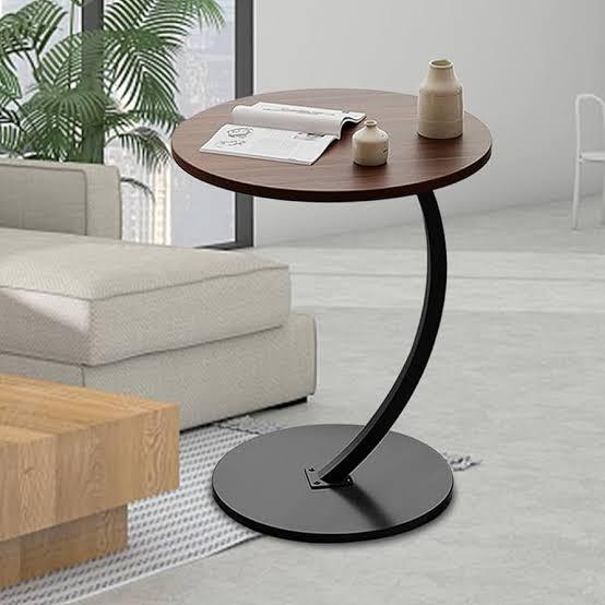 modern round side table