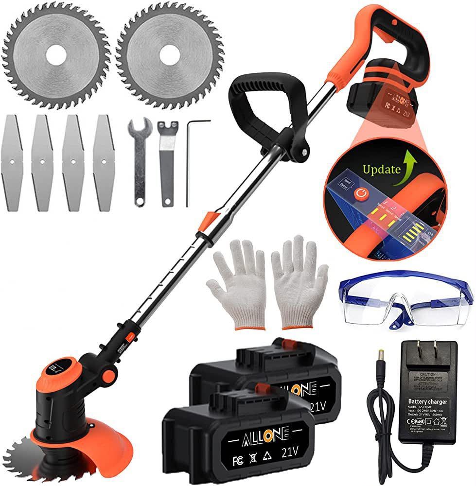 21V Cordless Grass Trimmer & Brush Cutter