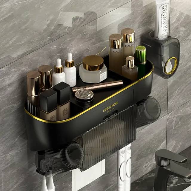luxury Wall Mounted Bathroom Organizer