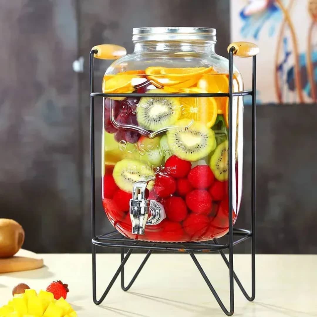 Large Capacity  Celebrity Beverage Juice Beer Barrel Container Coke Bucket with Faucet