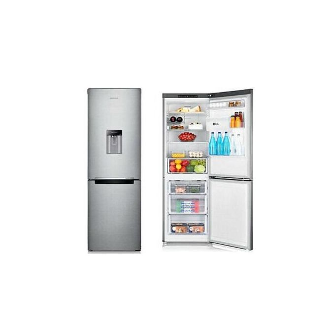 Hisense 341 Liter Double Door Fridge RB341D4WGU; Dispenser, Bottom Freezer, Defrost