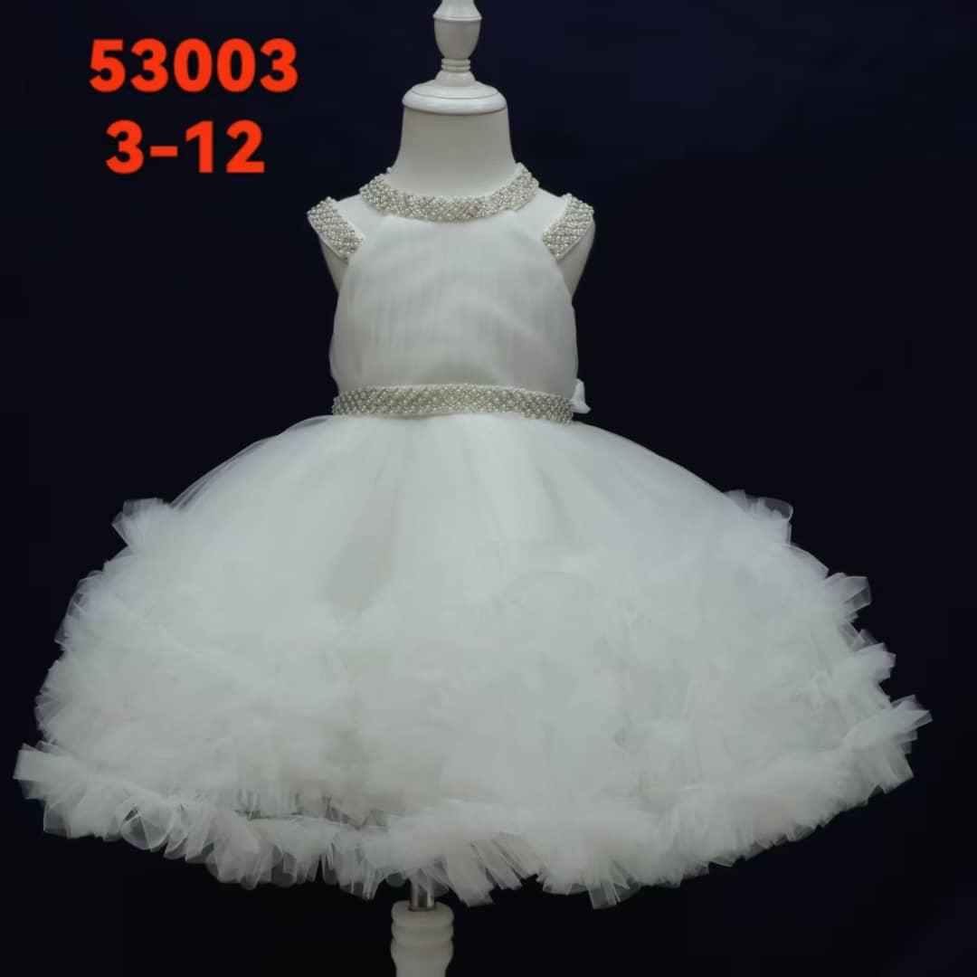 Product Name: Toddler Pearl Embellished Ruffled Tutu Dress