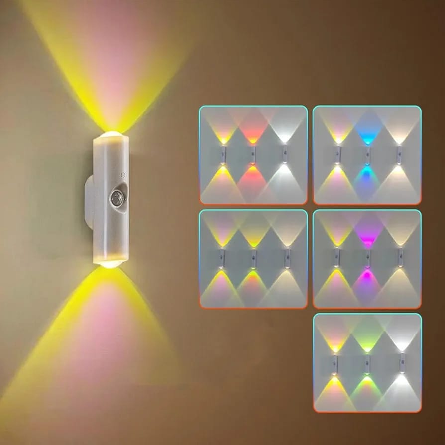 GITGRNTH RGB LED Indoor Wall Light with Motion Sensor & Color Changing