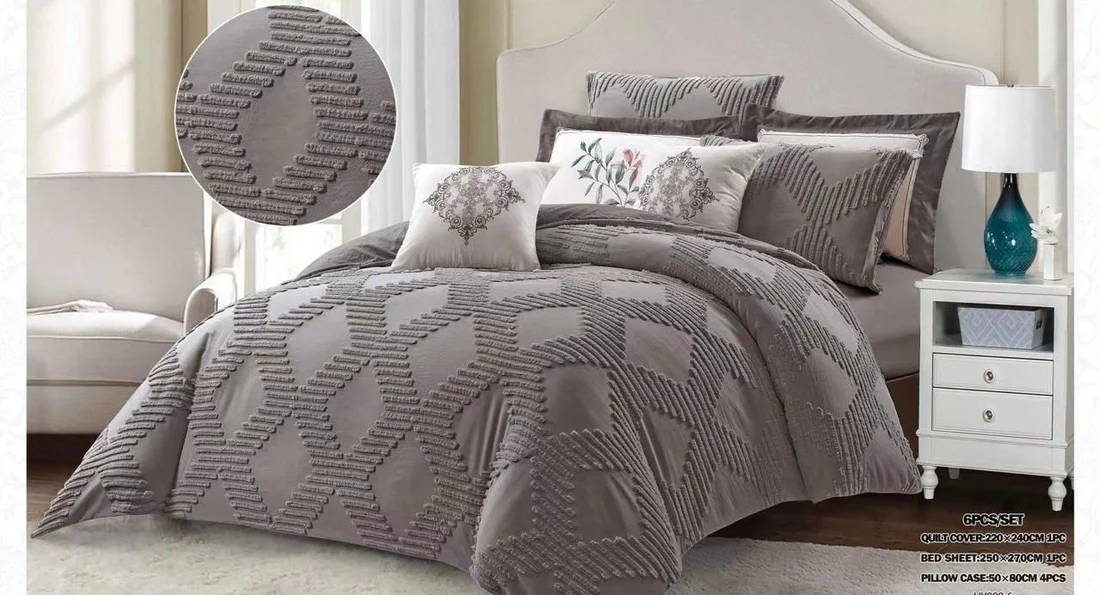 Diamond Tufted Duvet Cover
