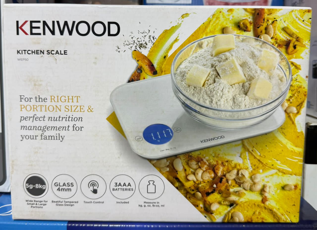 Kenwood 5g – 8 Kg Kitchen Scale with Touch Control -white
