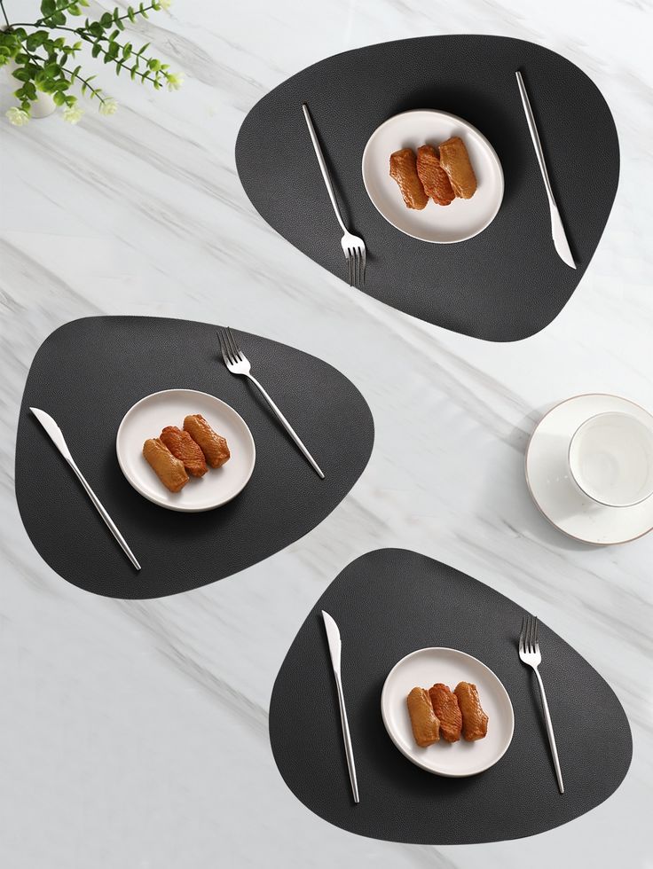 6pc dinning rubber mat