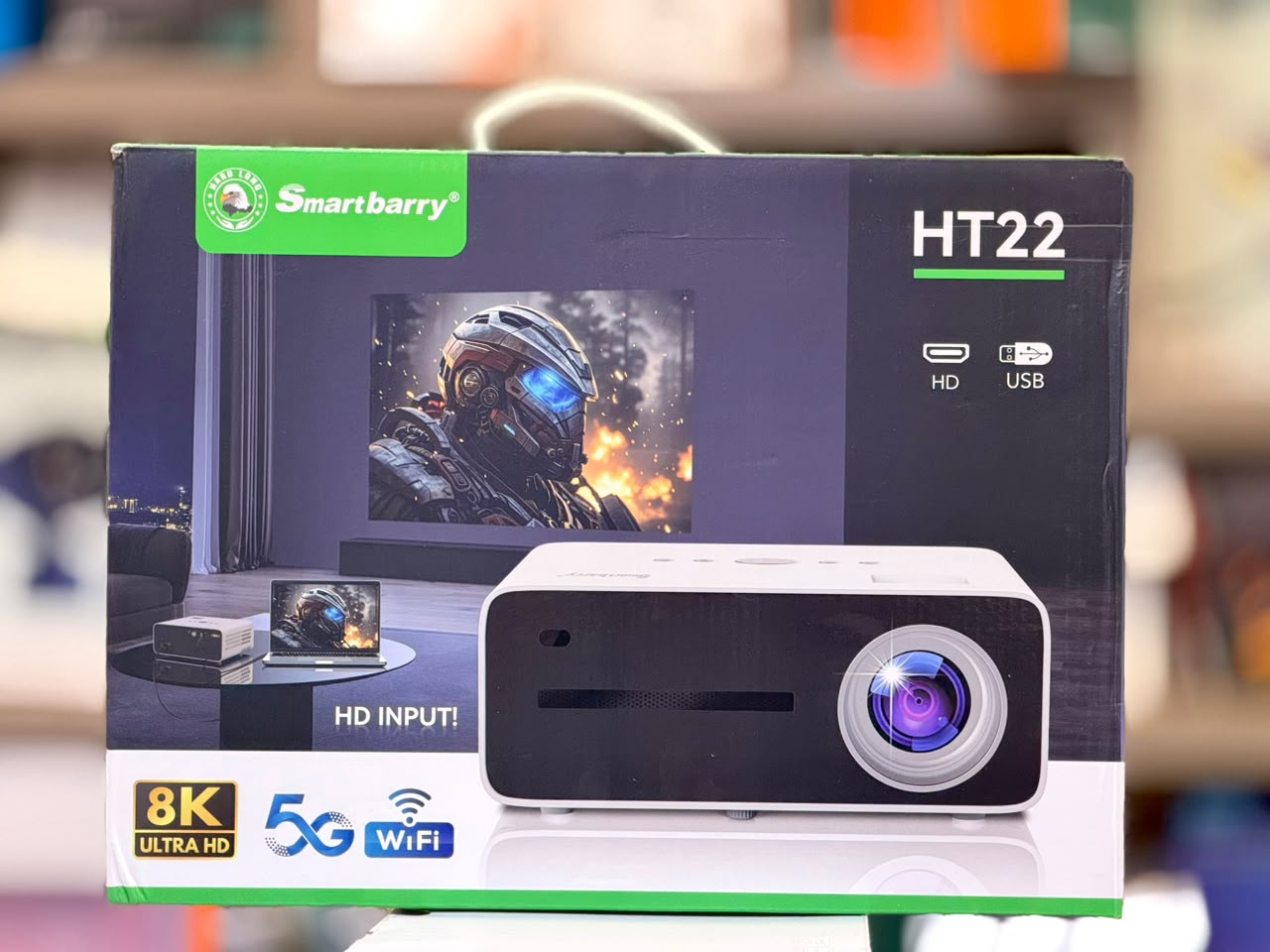 Smartbarry HT22 8k Display Projector