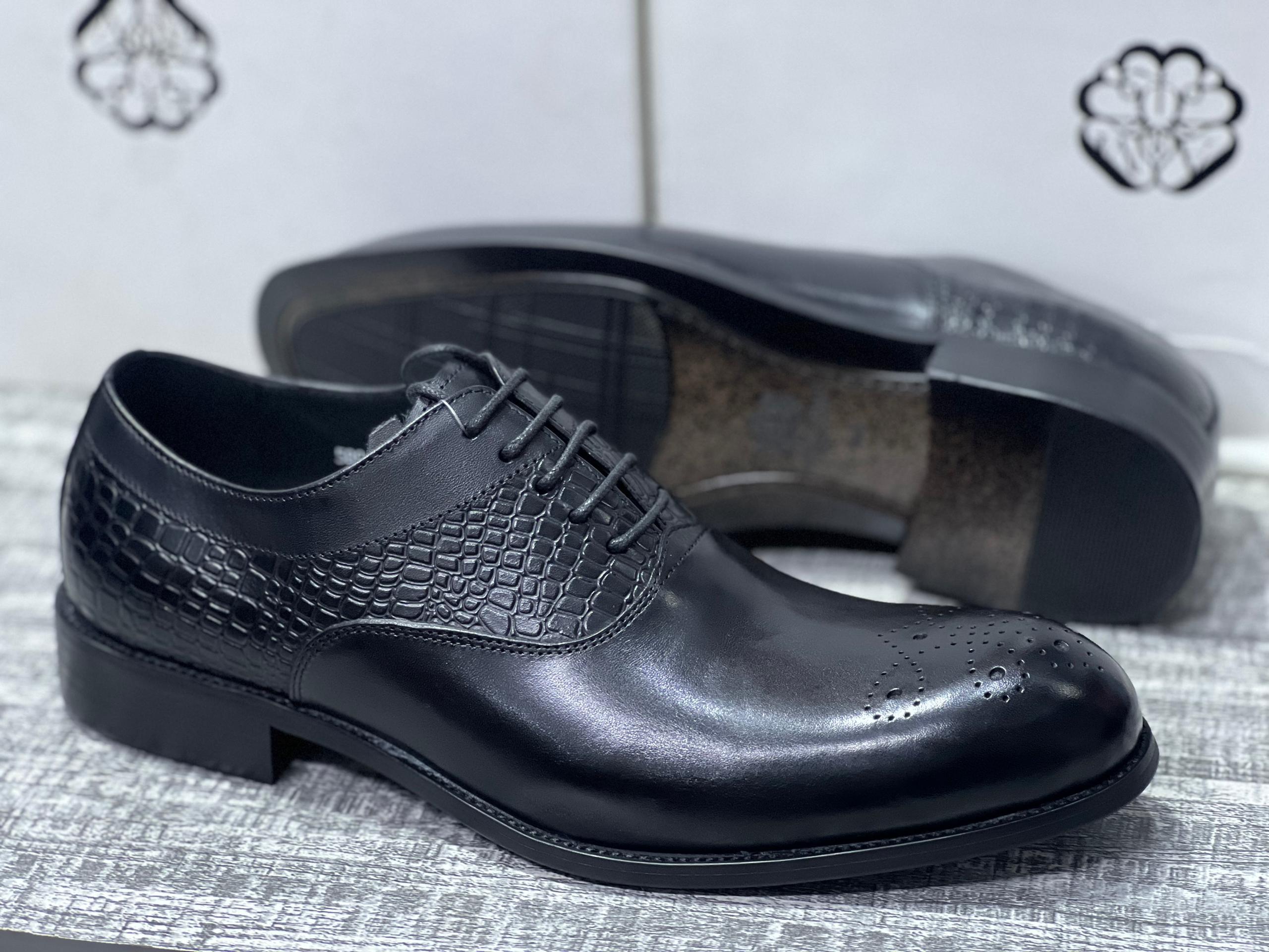 leather classy mens shoes