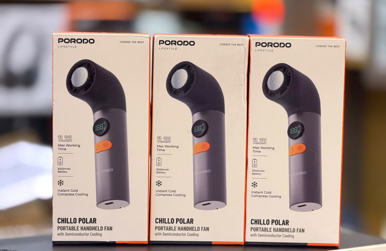 Porodo Chillo Polar Portable Handheld Fan
