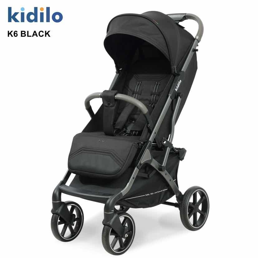 Kidilo K6 BLACK baby stroller.