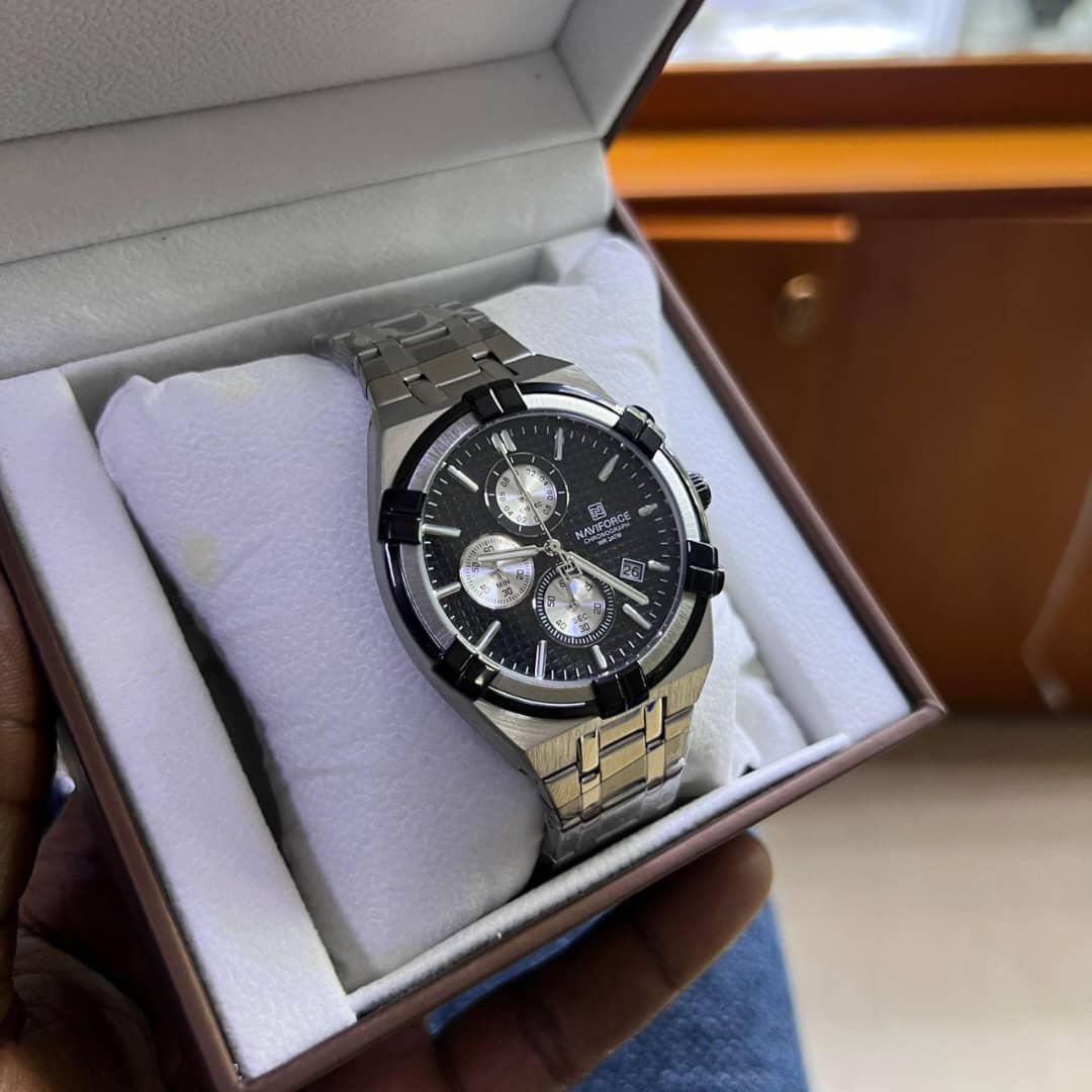 Naviforce wristwatch black