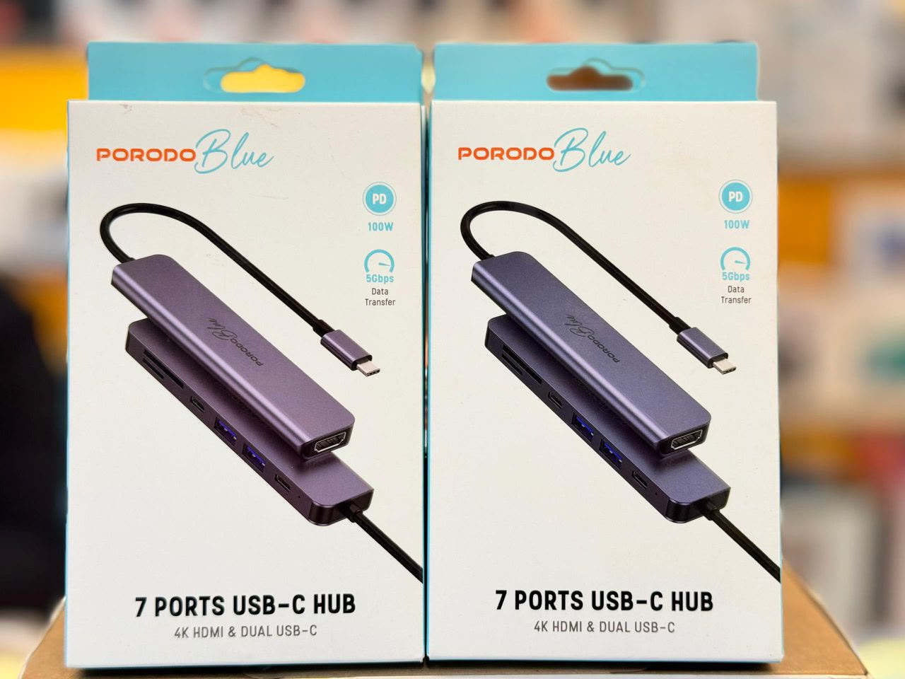 Porodo 7in1 USB C / Type C Hub